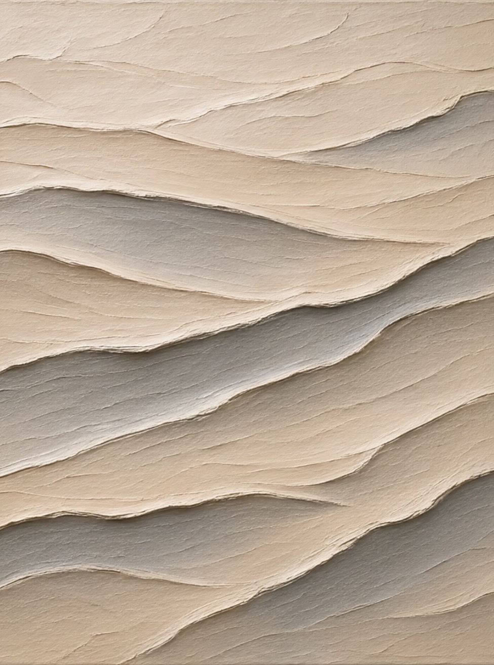 Custom sand-beige textured painting made to a client's palette